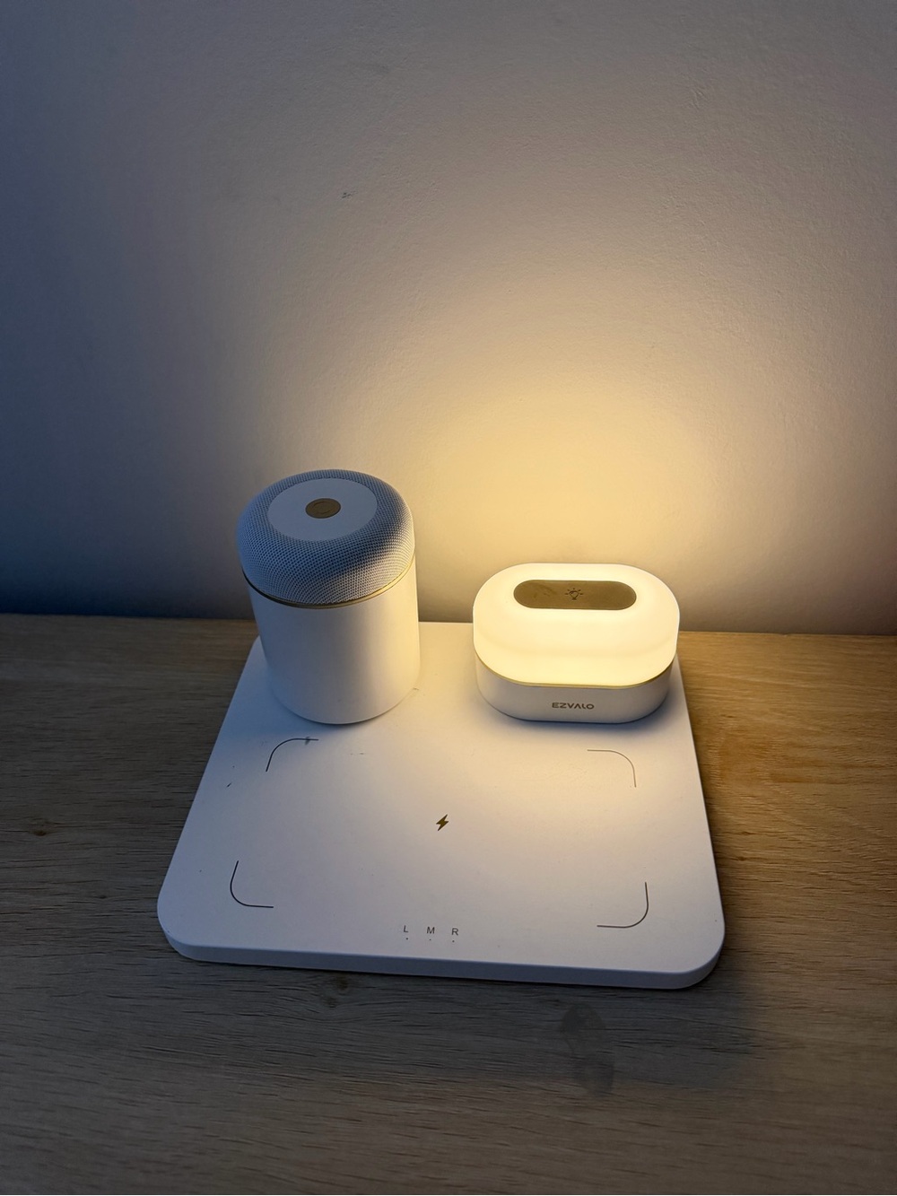 White Portable Night Light - Warm White